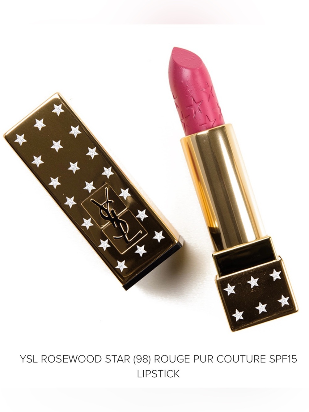 MINT BNIB YSL Rouge Pur Couture High On Stars 98 Rosewood Star - Collector